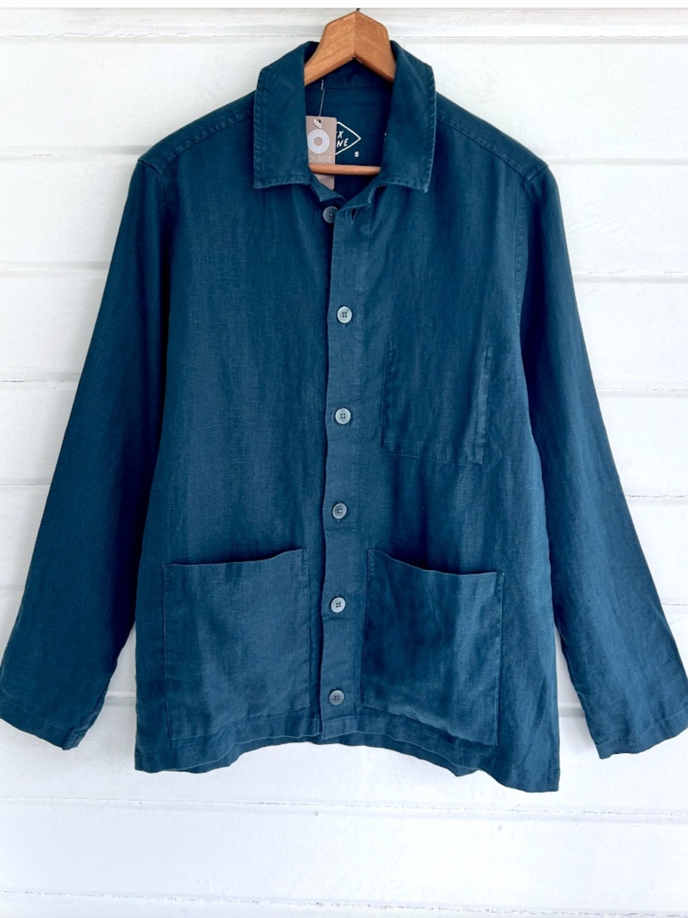 ALEX CRANE Kite Linen Jacket In Dusk - NWT!  - S
